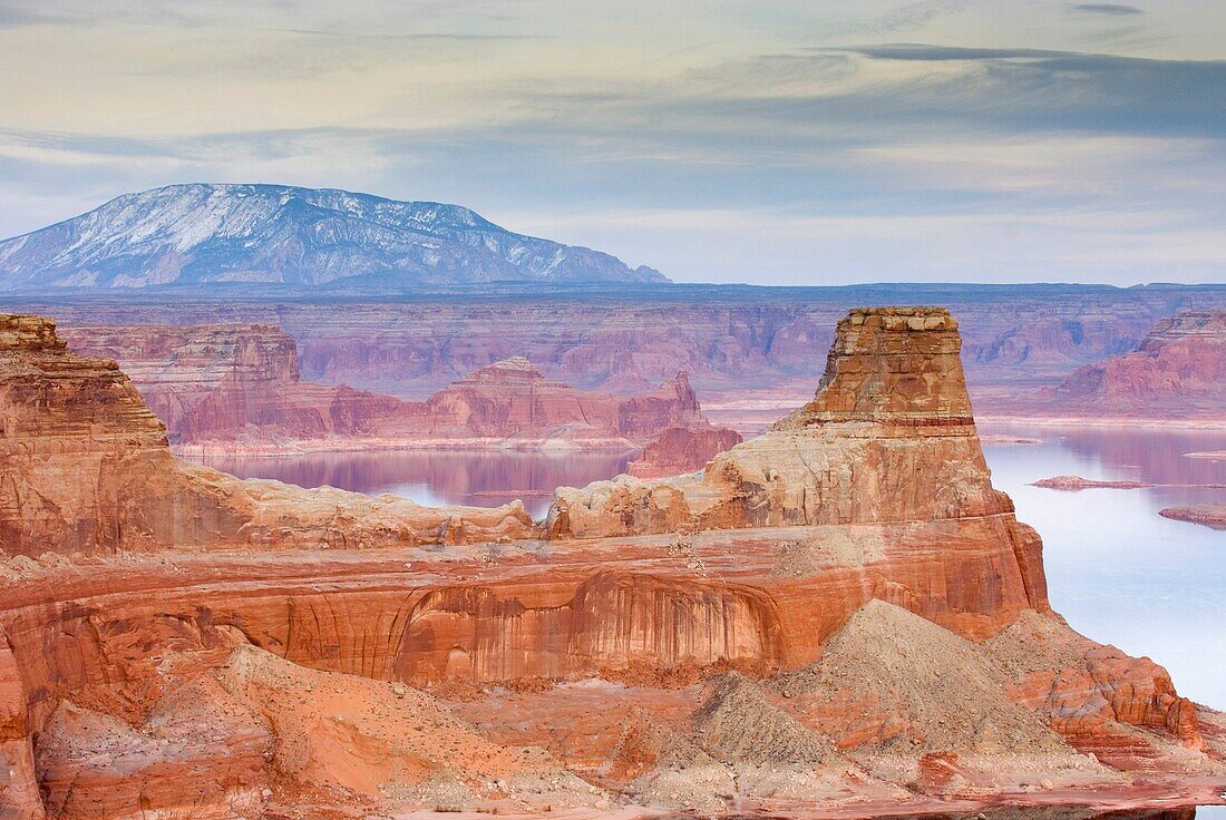 View of Padre Bay and Lake Powell from Alstrom Point, Glen Canyon National Recreation Area Utah