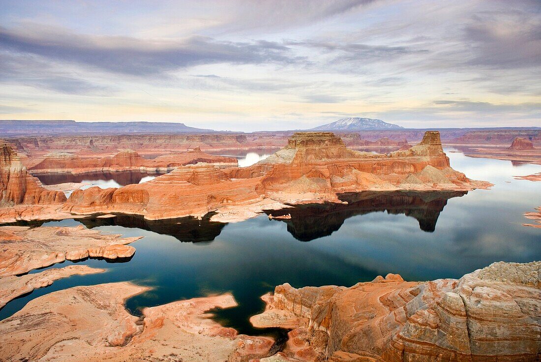 View of Padre Bay and Lake Powell from Alstrom Point, Glen Canyon National Recreation Area Utah