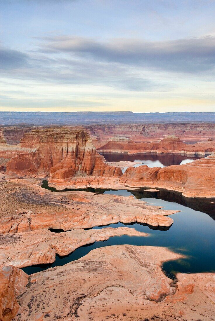 View of Padre Bay and Lake Powell from Alstrom Point, Glen Canyon National Recreation Area Utah