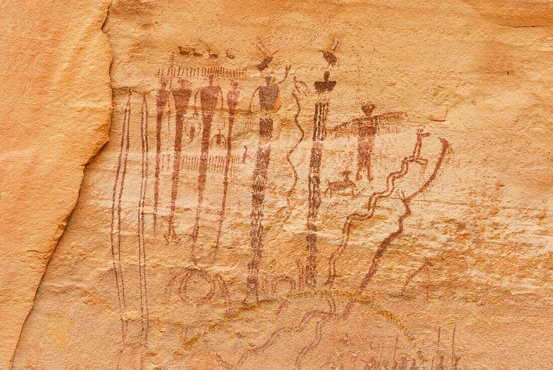 Buckhorn Wash barrier style pictographs, San Rafael Swell Utah