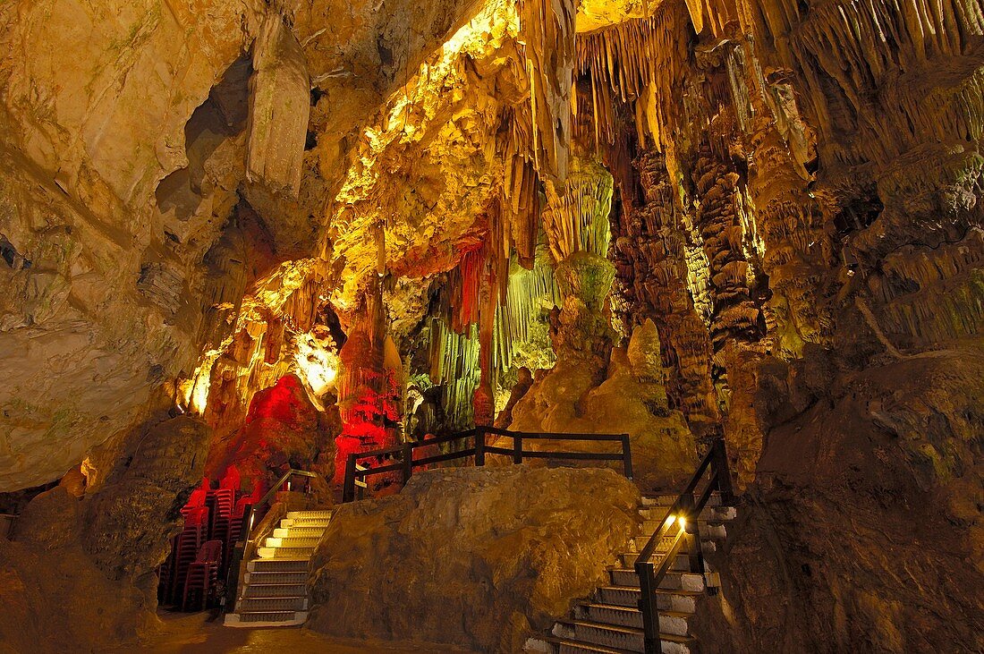 St Michael's Cave, Gibraltar, U K