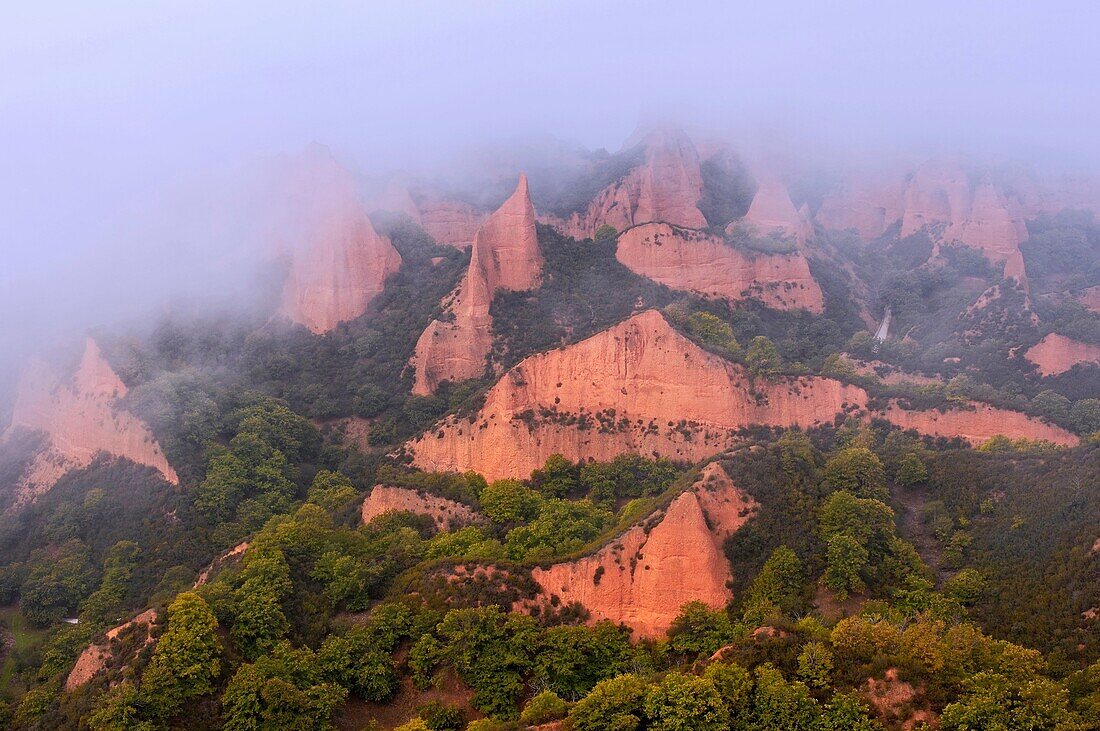 Las Médulas, ancient roman gold mining site León province, Castilla-León, Spain