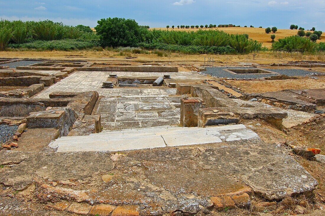 Roman villa of Pisões, Beja, Alentejo, Portugal