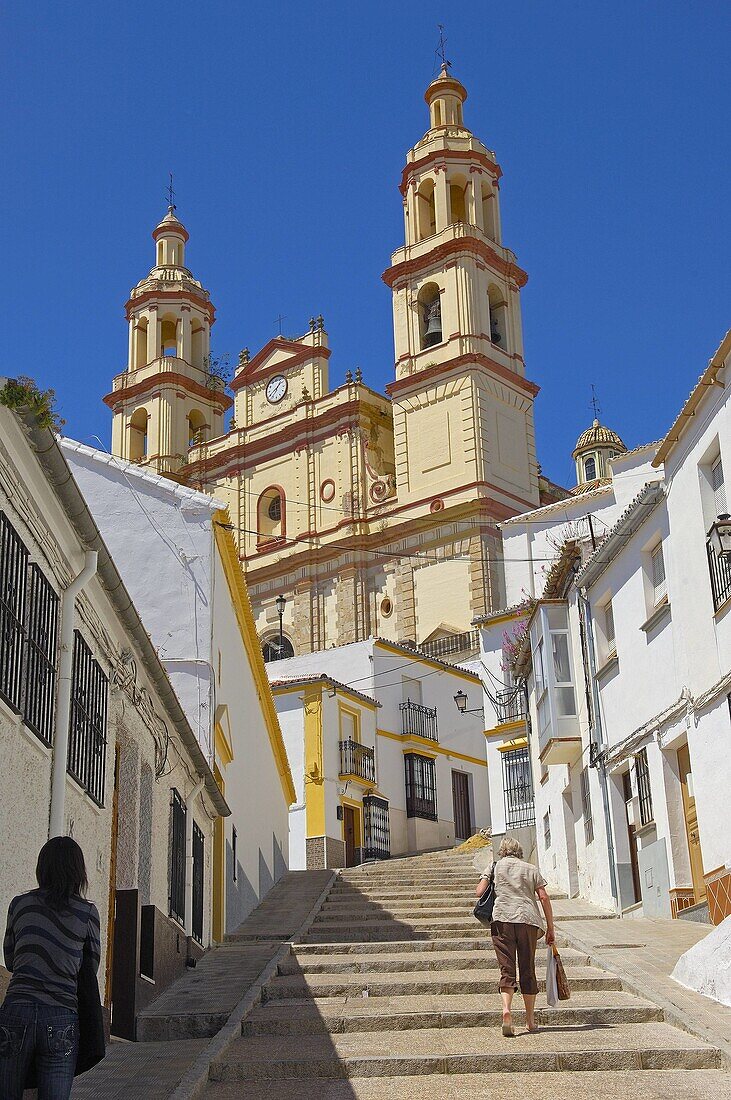 Church of Nuestra Señora de la Encarnacion, Olvera. Pueblos Blancoswhite towns', Cadiz province, Andalucia, Spain