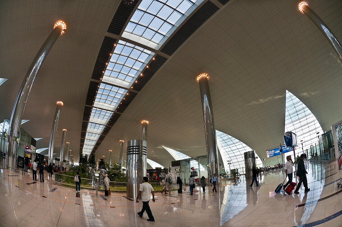 Inside the terminal, Dubai International Airport, Dubai, United Arab Emirates