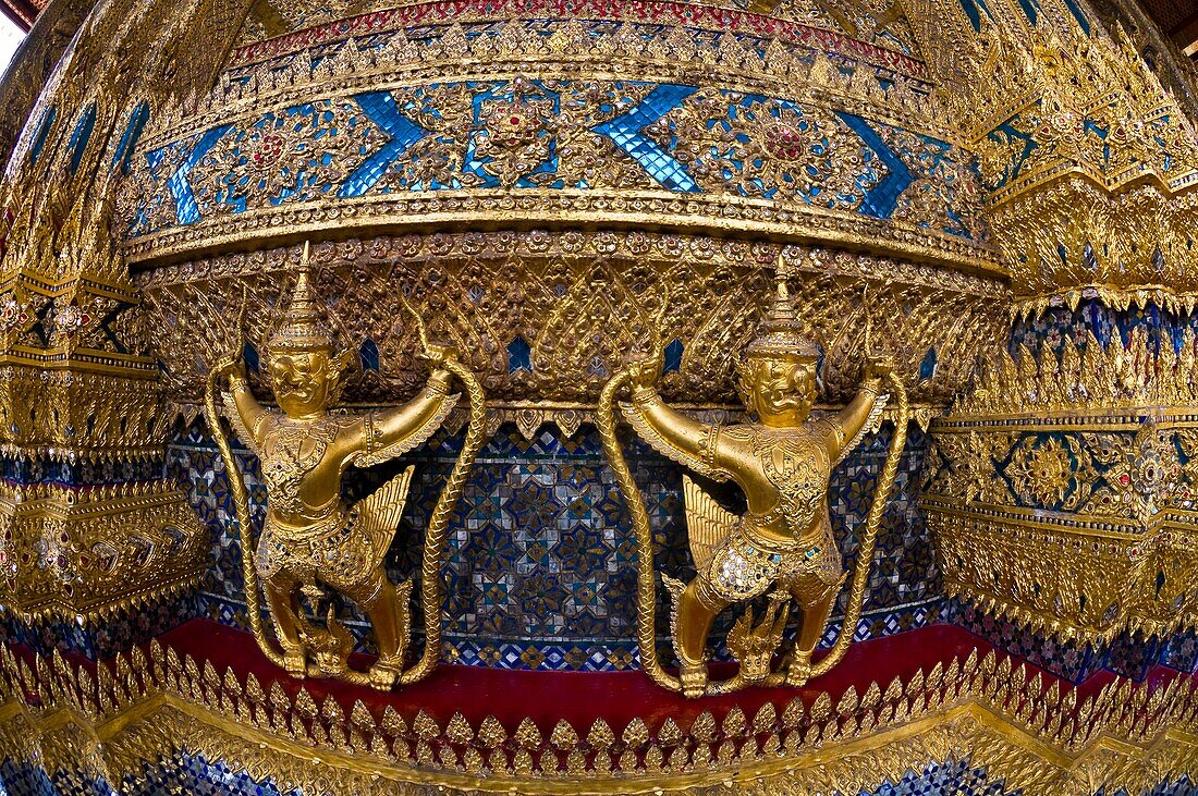 Temple of the Emerald Buddha, Grand Palace, Bangkok, Thailand