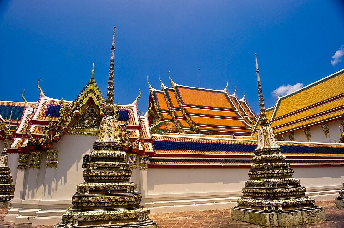 Wat Pho Wat Po, Temple of the Reclining Buddha, Bangkok, Thailand