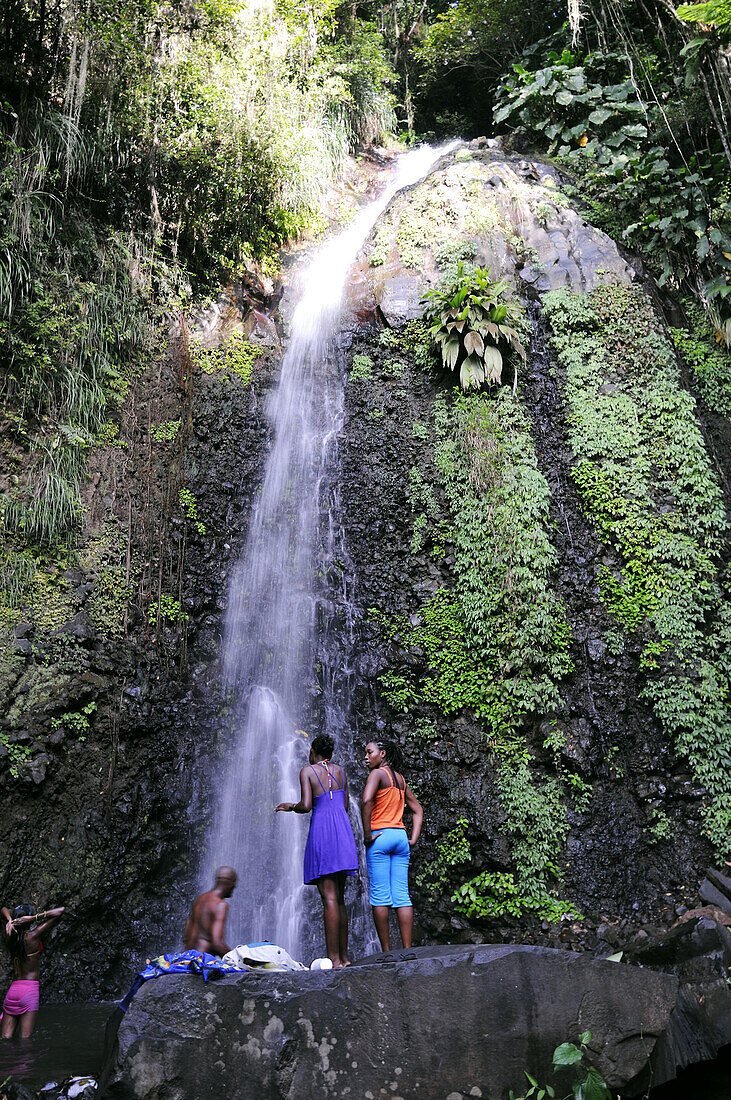 Wasserfall Dreifaltigkeit, Saint Vincent, Karibik