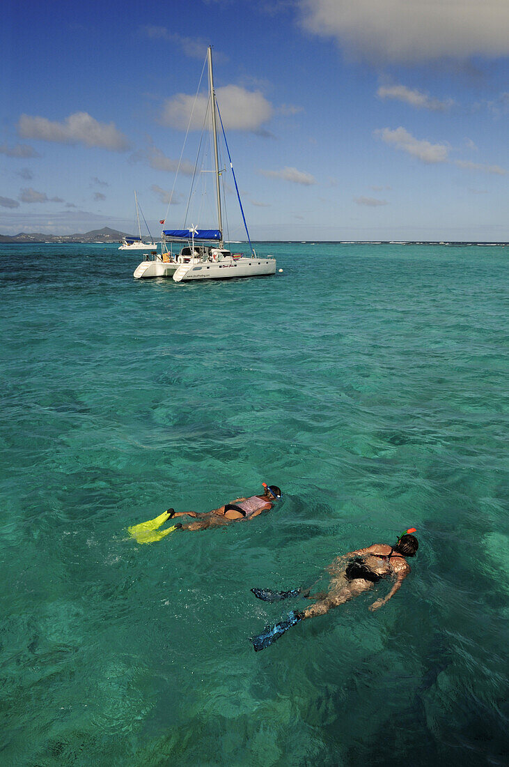 Segeltörn, Tobago Cays, Saint Vincent, Karibik