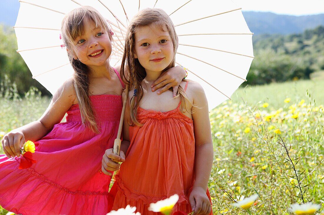 Caucasian ethnicity, child, childhood, Female, field, flower, girl, kid, spring, young, youth