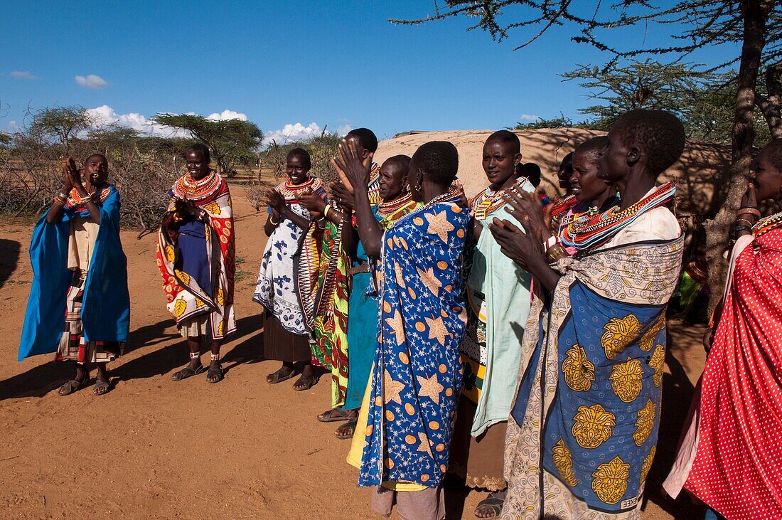 Samburu women, Loisaba Wilderness Conservancy, Laikipia, Kenya