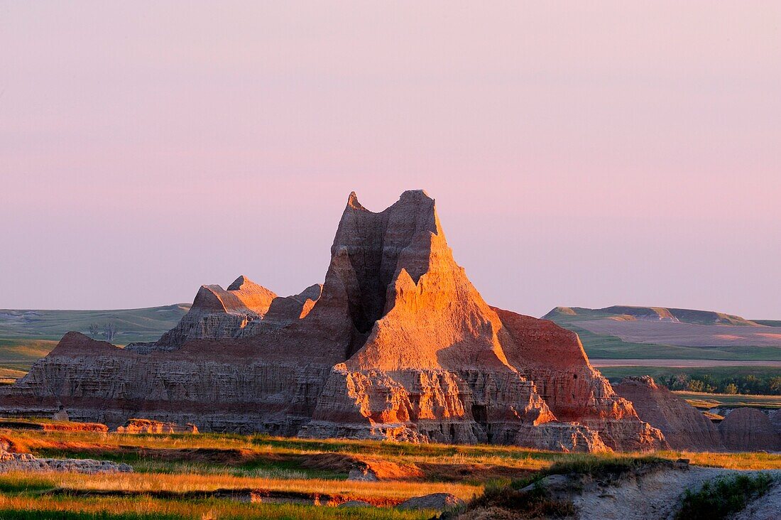 Morning light on the pinnacles