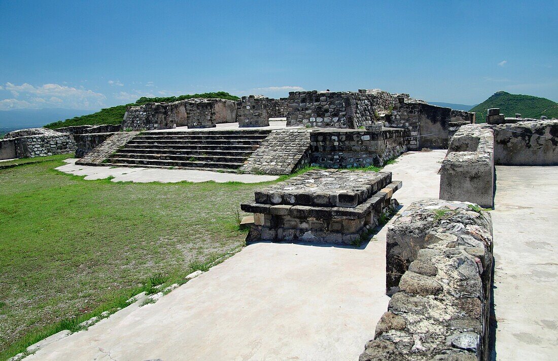 Xochicalco archaelogical site. Mexico
