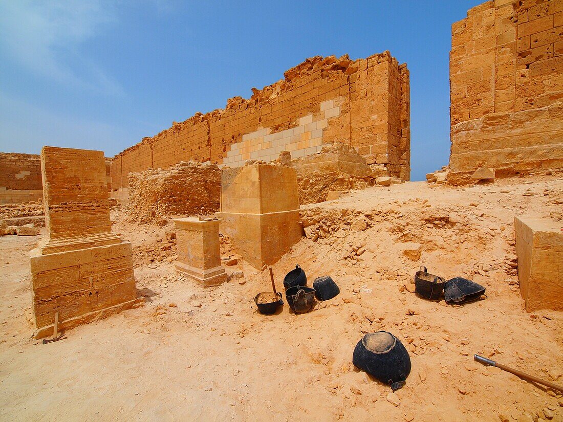 Ptolomaic columns, Taposiris magna, Alexandria, Egypt