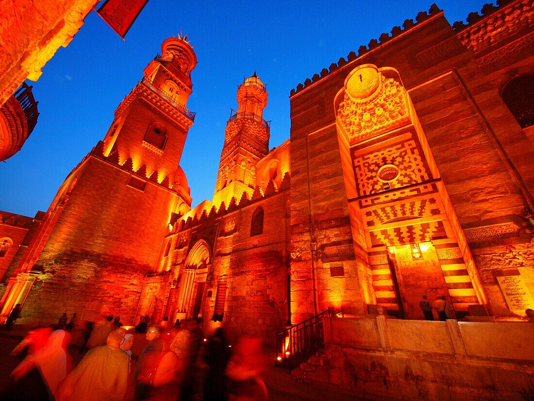 Fatimid complex. Al Mu'izz Historic street. Cairo, Egypt