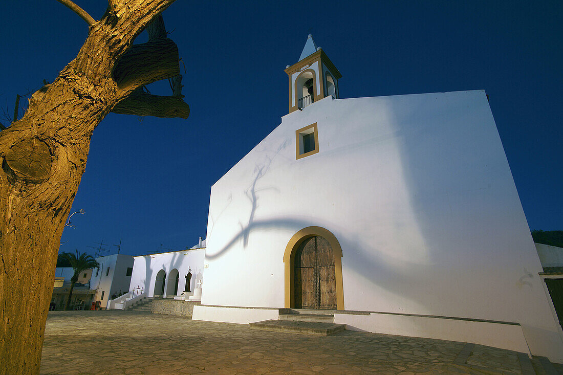 Church (18th century), Sant Joan de Labritja, Ibiza. Balearic Islands, Spain