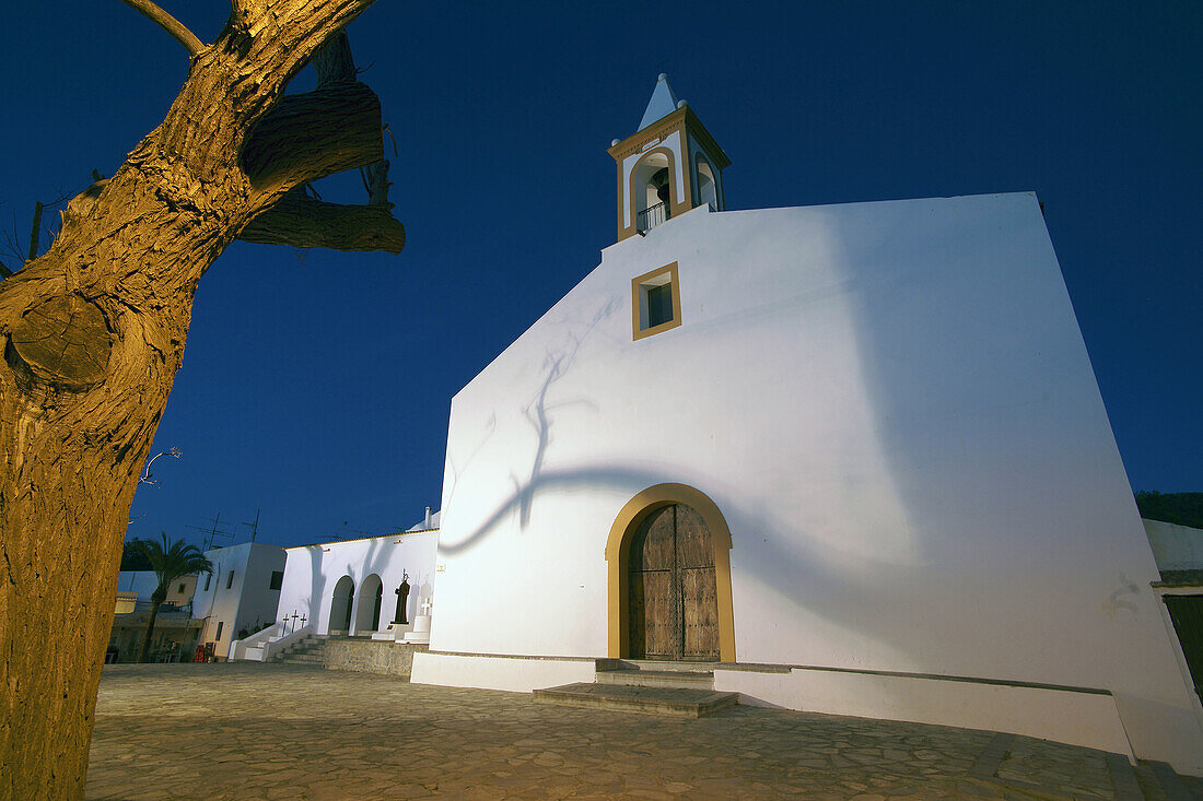 Kirche (18. Jahrhundert), Sant Joan de Labritja, Ibiza. Balearische Inseln, Spanien