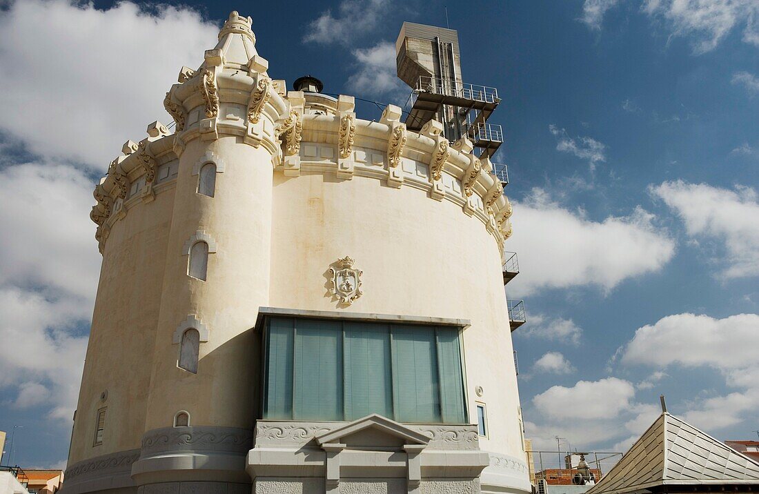 Depósito del Sol, former water reservoir, Municipal Library, Albacete, Castilla la Mancha, Spain