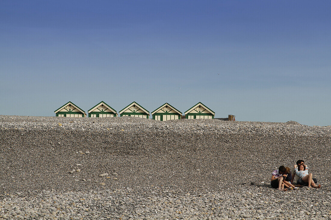 The Beach Of Cayeux-Sur-Mer, Bay Of Somme (80), France