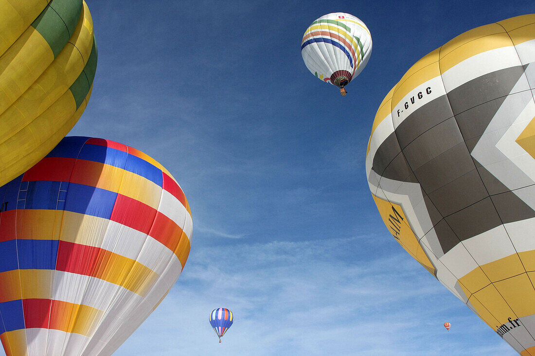 Les Saisies Pass, Hot-Air Balloon Rally, Savoy (73), France