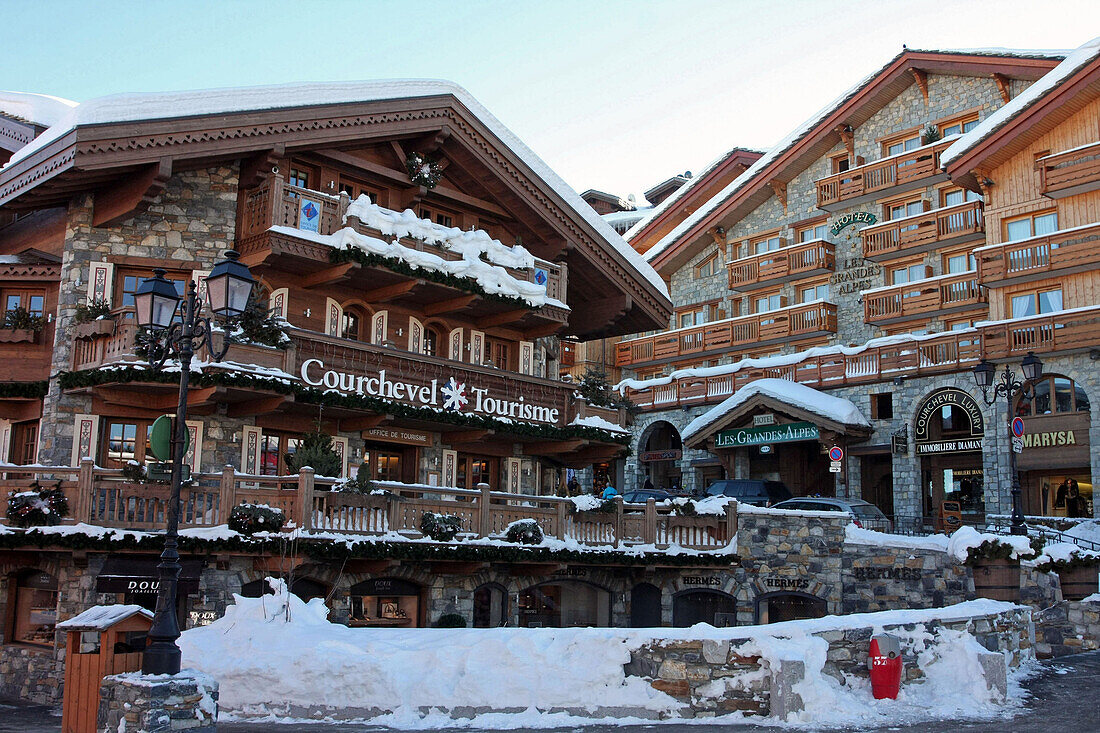 Luxury Goods Shops, Courchevel Ski Resort At 1850 Metres Altitude, Savoy (73), France