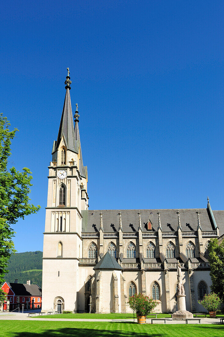 Kirche des Kloster Admont, Ennstal, Ennstal Radweg, Steiermark, Österreich