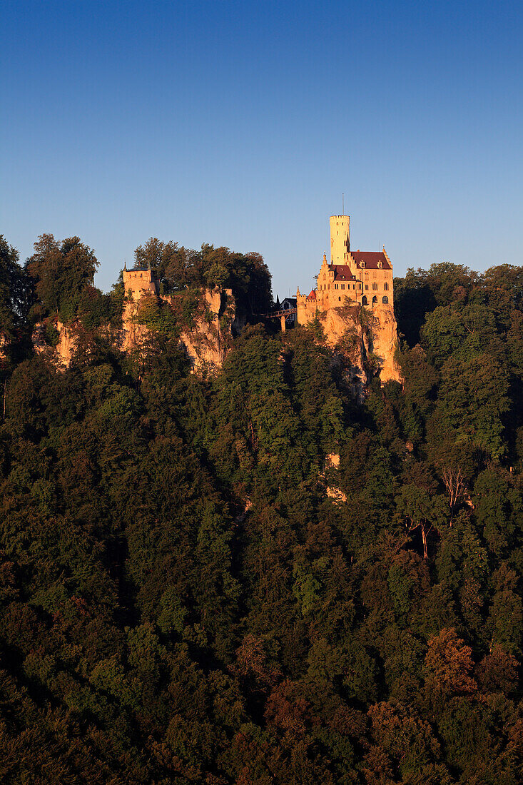 Lichtenstein castle, Swabian Alb, Baden-Wurttemberg, Germany