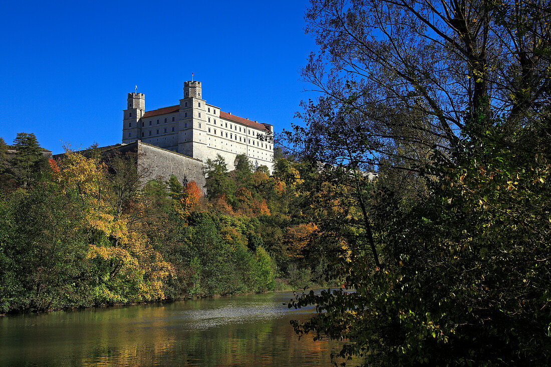 Willibaldsburg castle, near Eichstätt, nature park Altmühltal, Franconian Alb, Franconia, Bavaria, Germany