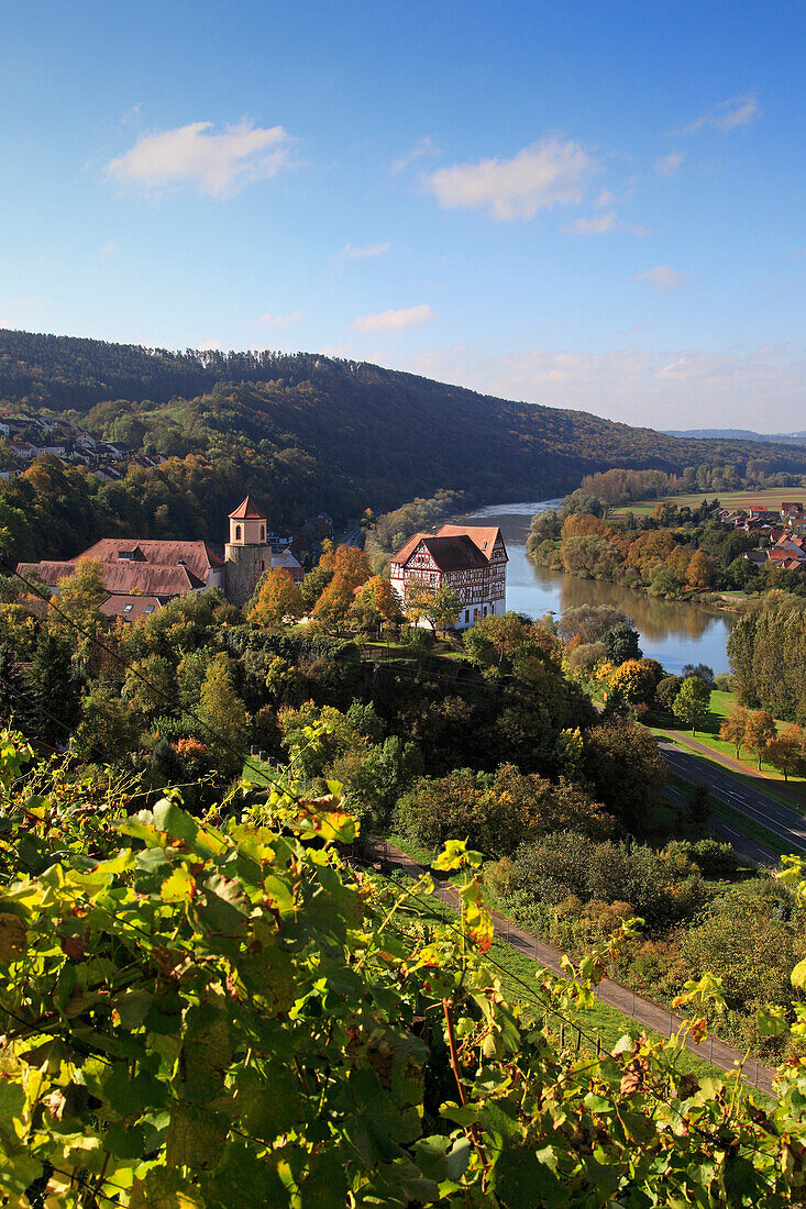 Schloß Homburg, Homburg am Main, Triefenstein, Franken, Bayern, Deutschland