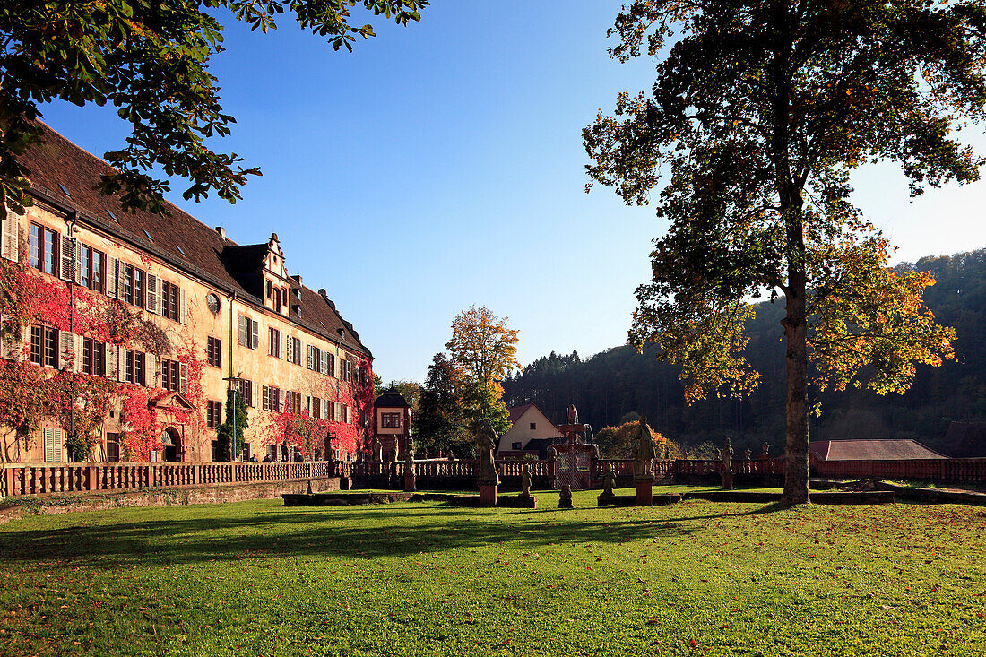 Cistercian monastery Bronnbach, Wertheim, Baden-Wuerttemberg, Germany