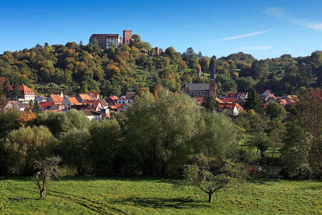 Gamburg, Tauber valley, Romantic Road, Baden-Wurttemberg, Germany