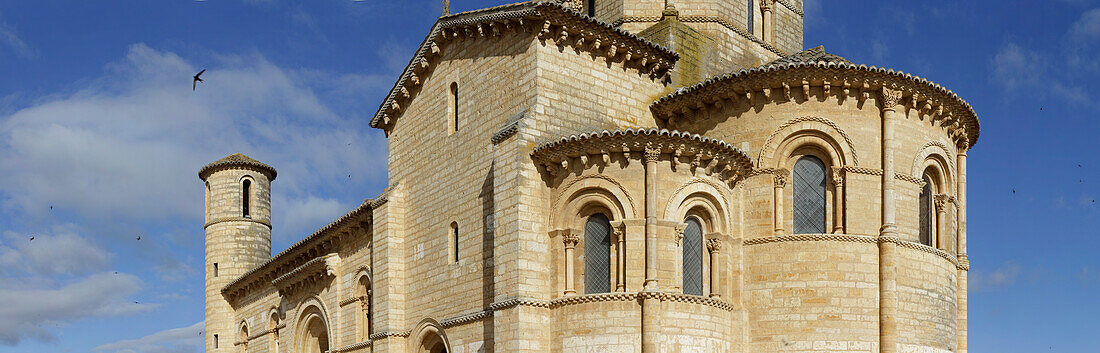 Detail of the church Iglesia San Martin, Fromista, Province of Palencia, Old Castile, Catile-Leon, Castilla y Leon, Northern Spain, Spain, Europe