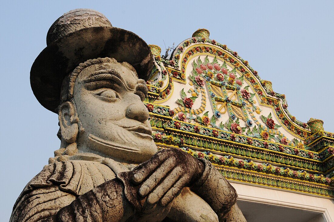 Temple Guard in Wat Pho Bangkok