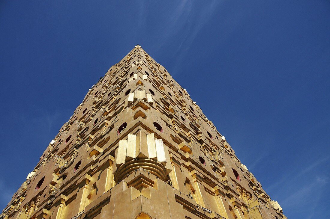 Golden Gopuram in Wat Wang Wiwekaramin Sanglaburi