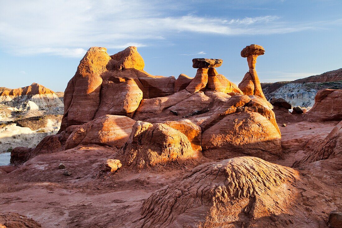 Arizona, Delicate, Desert, Hoodoo, Landscape, Nature, Page, Rim rocks, Rock, Sandstone, Scenic, Sky, Southwest, United states of america, S19-1107332, agefotostock