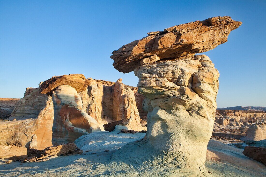 Arizona, Delicate, Desert, Hoodoo, Landscape, Nature, Page, Rock, Rock formation, Scenic, Southwest, Stud horse point, United states of america, S19-1107355, agefotostock