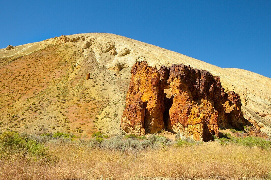 Dürre, Fels, Landschaft, Leslie Gulch, Oregon, USA, Wüste, S19-1190515, AGEFOTOSTOCK