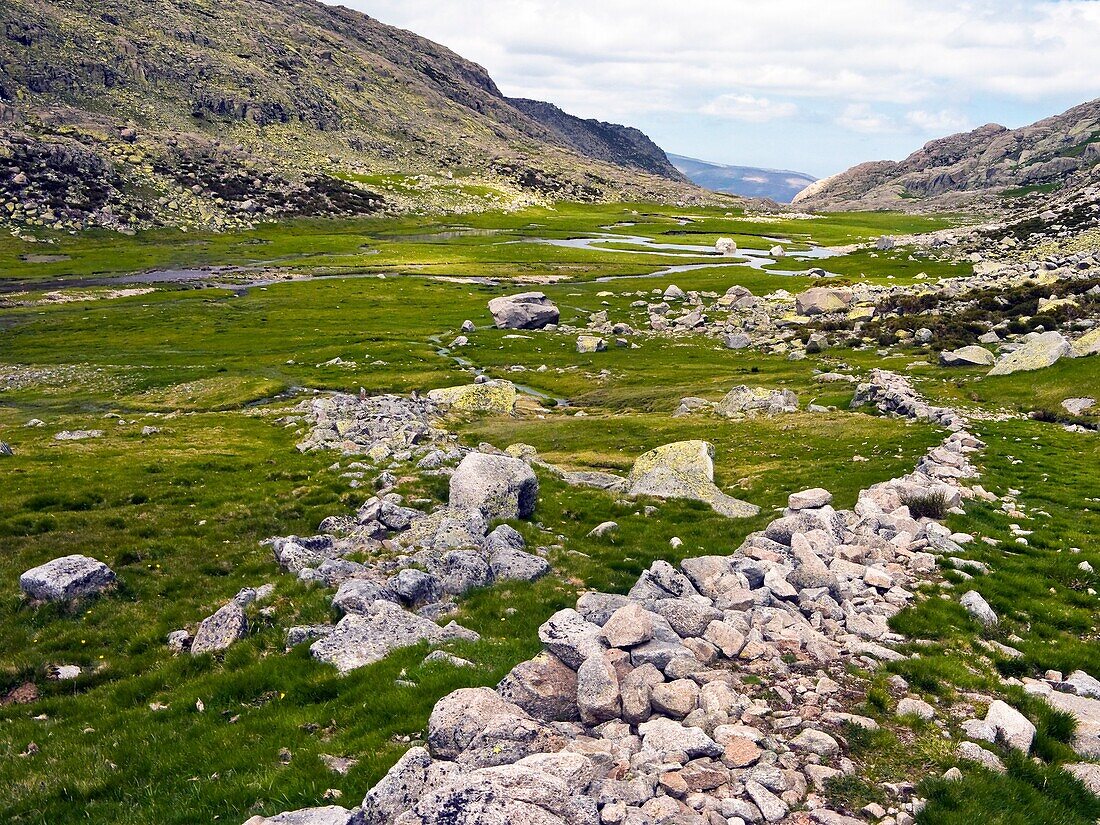 Veguilla throat of the Sierra de Gredos Castilla León Spain