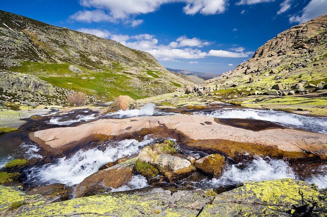 El Chorrera in Gómez Galín Gorge Sierra de Gredos Avila Spain Castilla León