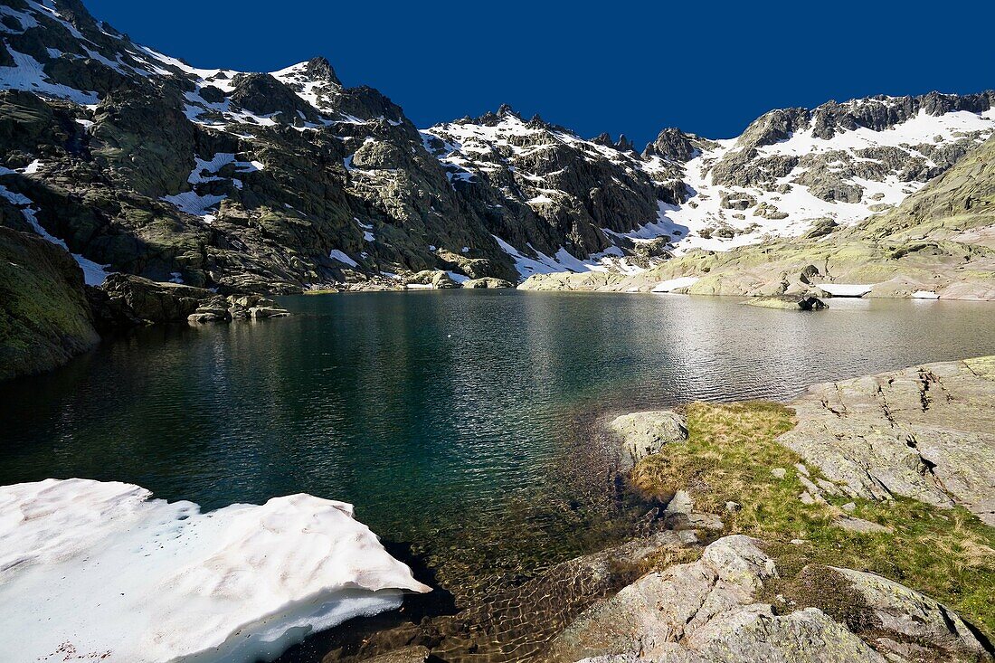 The Big Lagoon in the Sierra de Gredos Avila Castilla León Spain