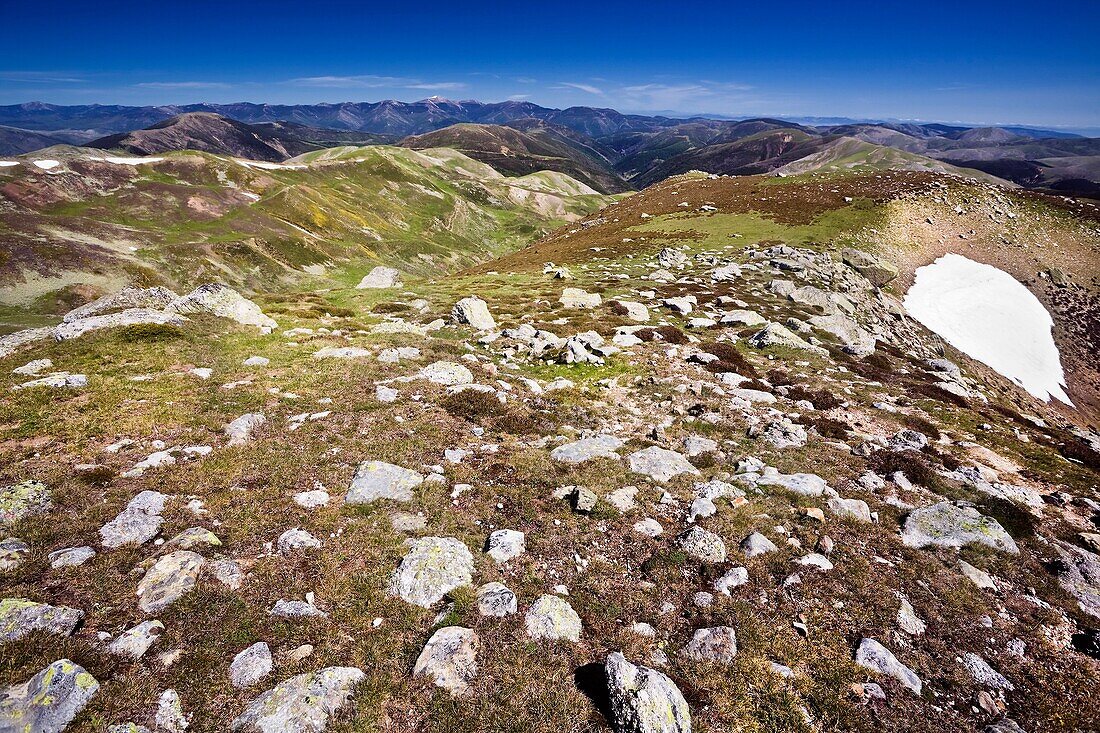 Sierra de Urbión from the Santa Ines Cordal La Rioja Spain