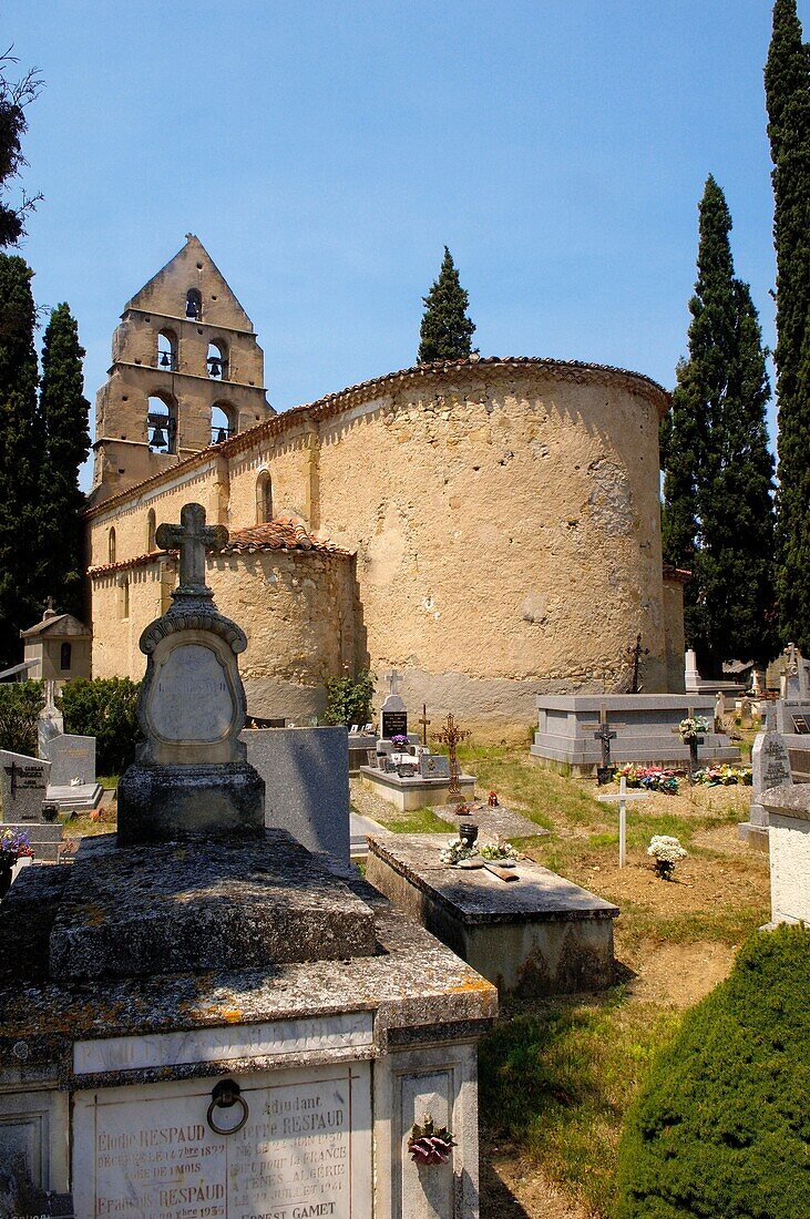 Sabarat church, Midi Pyrenees, Ariège, France