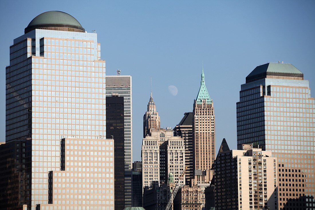 View of buildings in New York city, Manhattan, USA