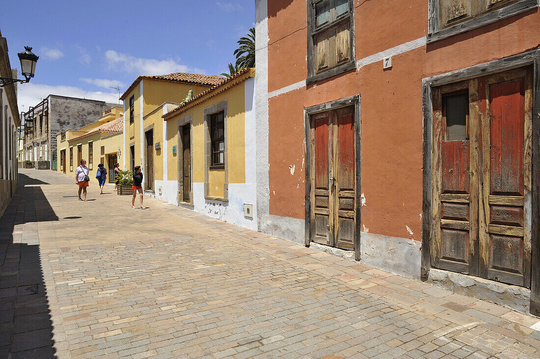 alte Dorfstraße in Granadilla de Abona, Süden, Teneriffa, Kanaren, Spanien