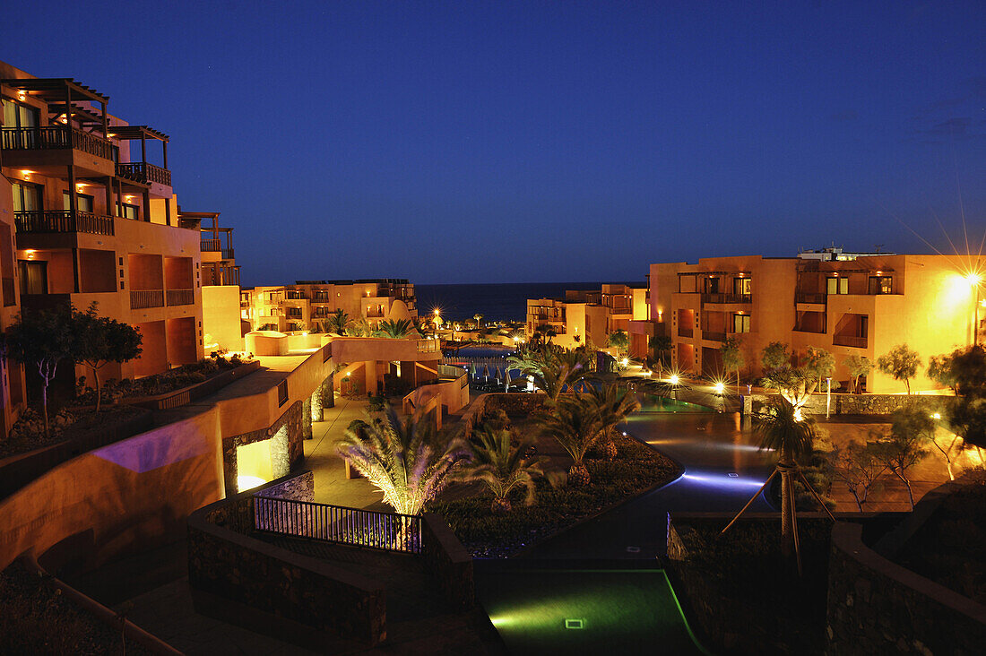 evening view of Hotel Reserva San Blas, South Tenerife, Canary Islands, Spain