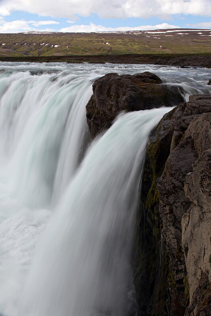 The Godafoss Falls, Waterfall Of The Gods, Northern Iceland, Europe, Iceland