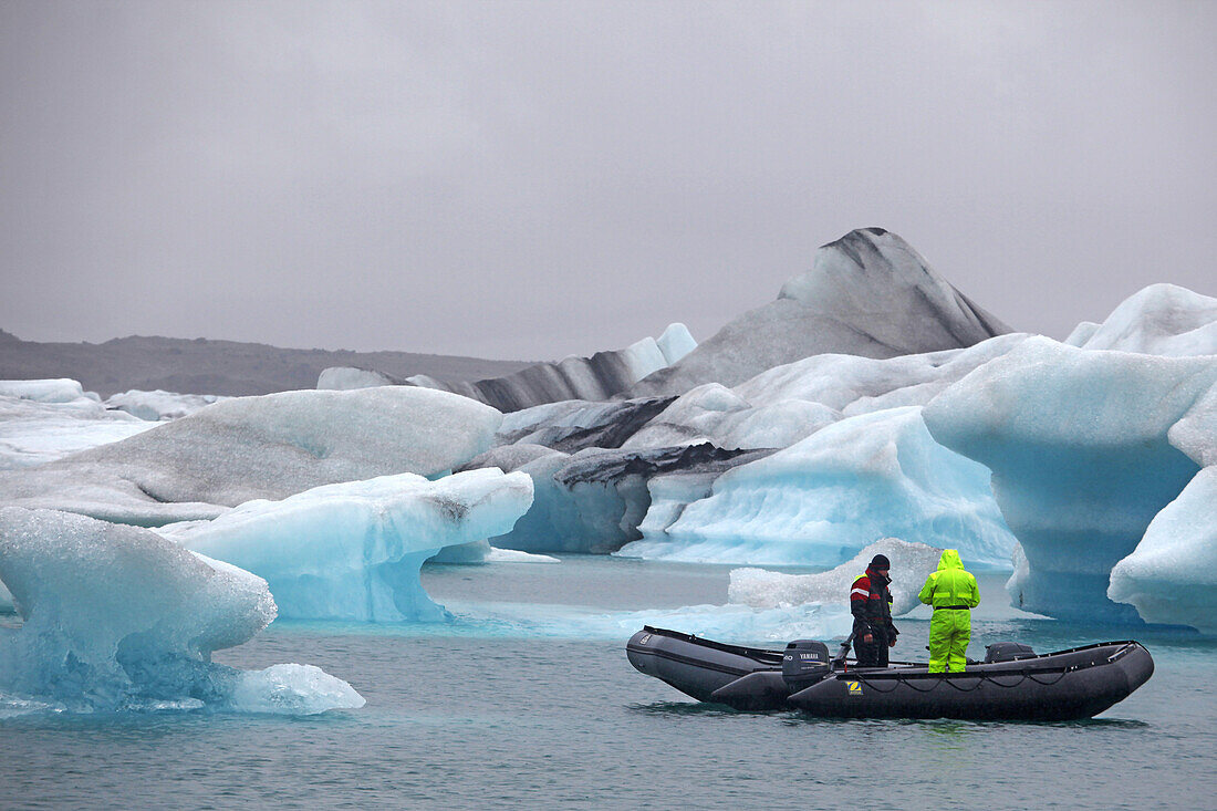 Iceberg On The Glacial Lake Of Jokulsarlo, Southern Iceland, Europe, Iceland