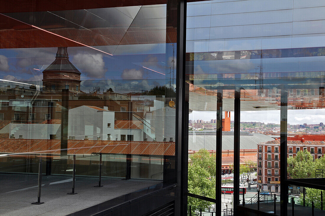The Architect Jean Nouvel's Extension Of The Queen Sofia Museum, Calle Santa Isabel, Atocha Neighborhood, Madrid, Spain
