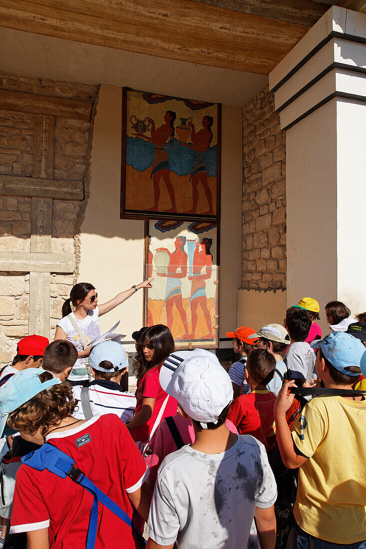 Great Propylea, south entrance, Palace of Knossos, Knossos, Crete, Greece