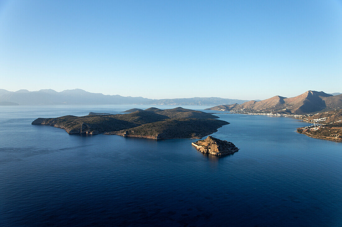 Venezianisches Fort, Spinalonga, Lasithi, Mirabello Golf, Kreta, Griechenland